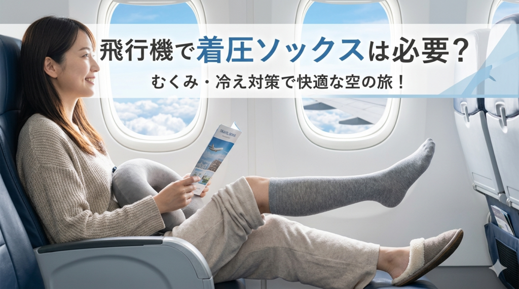 着圧ソックス　長時間フライト