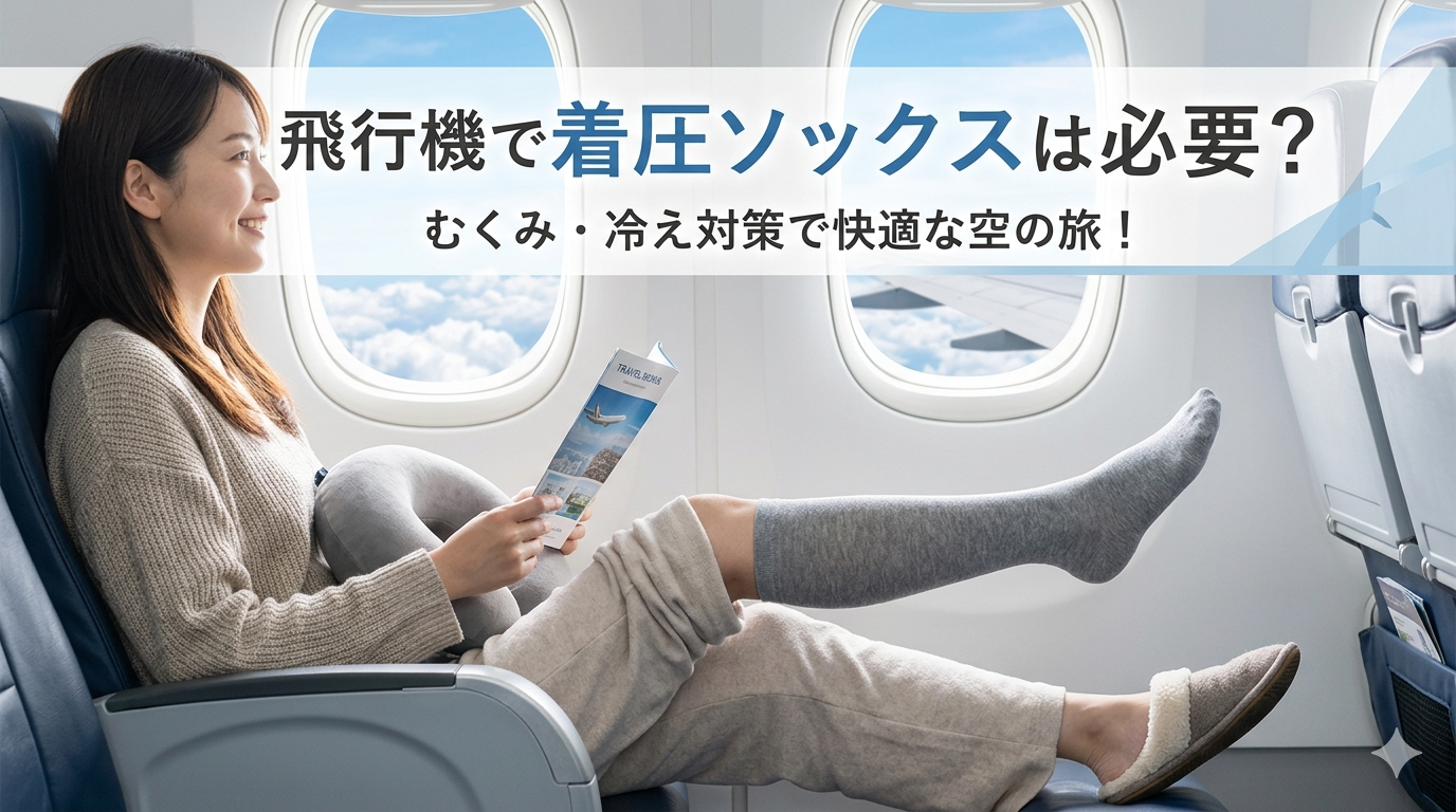 着圧ソックス　長時間フライト