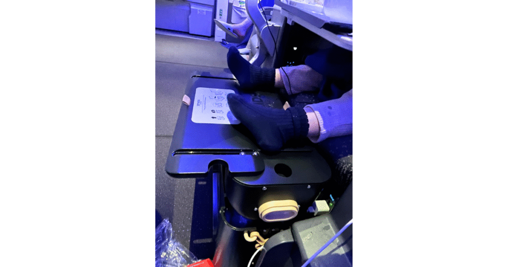 機内の様子